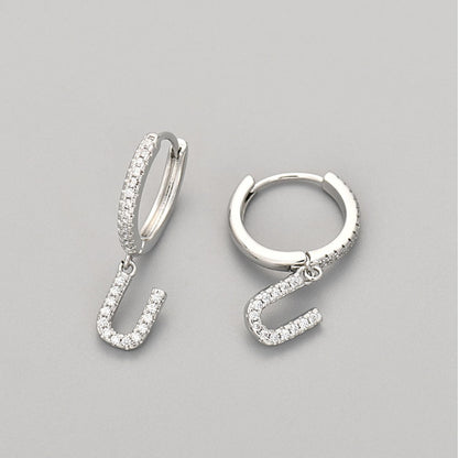 Orecchini con Iniziali "Cristallo"