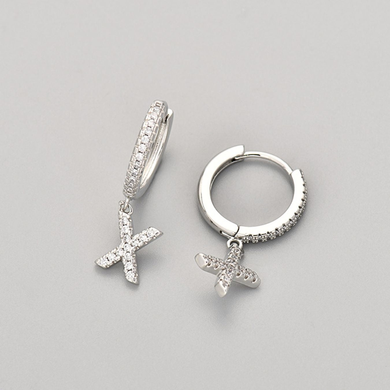 Orecchini con Iniziali "Cristallo"