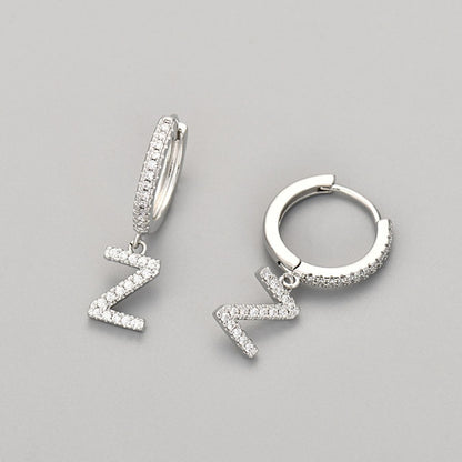 Orecchini con Iniziali "Cristallo"