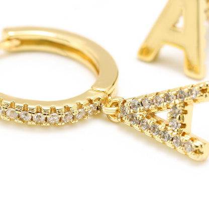 Orecchini con Iniziali "Cristallo"