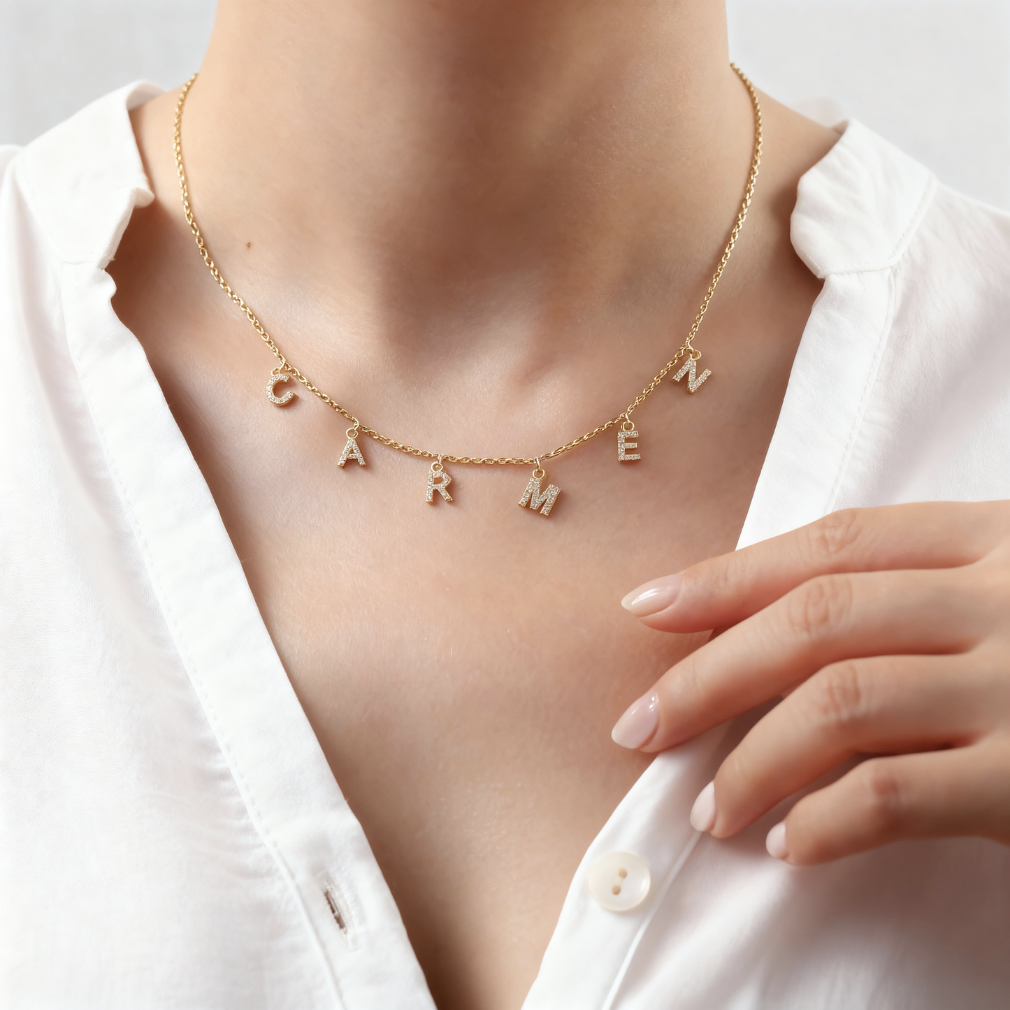 Collana con nome "Sparkles"