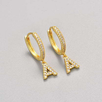 Orecchini con Iniziali "Cristallo"