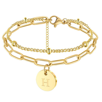 Bracciale con Iniziali "Vibes"