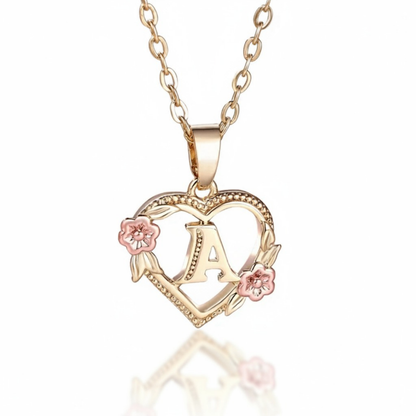 Collana con Iniziale "Bloom"