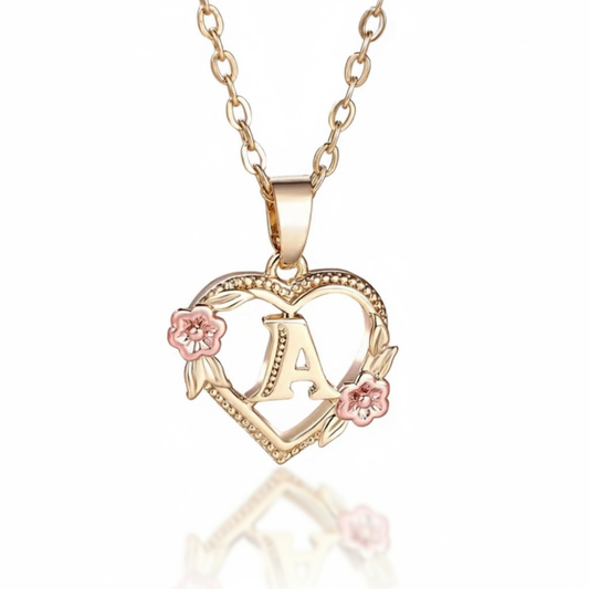 Collana con Iniziale "Bloom"