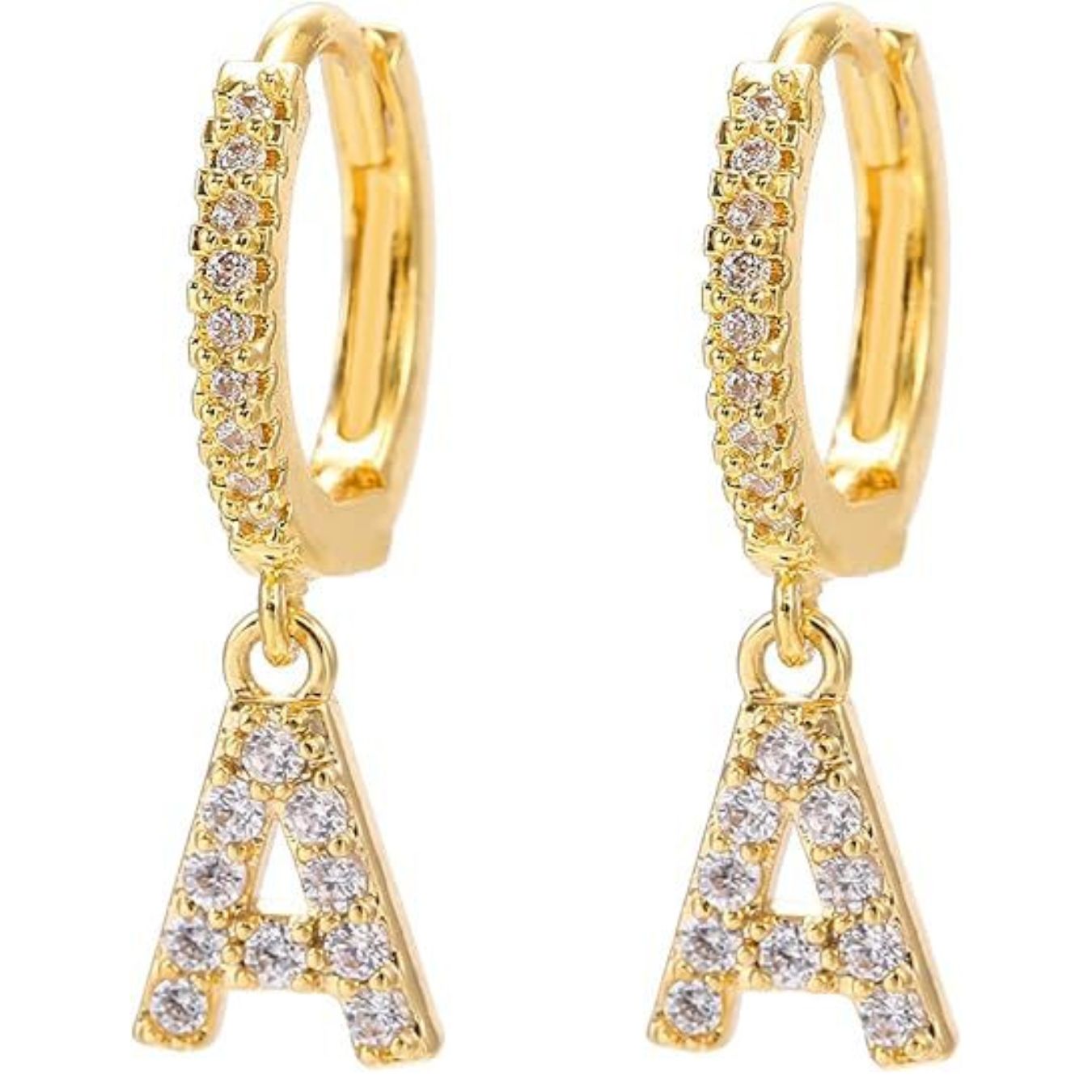 Orecchini con Iniziali "Cristallo"