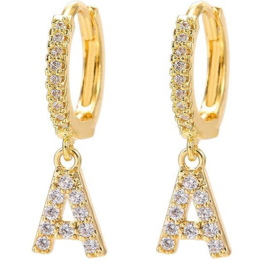 Orecchini con Iniziali "Cristallo"