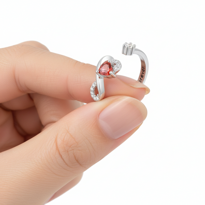 Anello regolabile "Diamante Infinito"