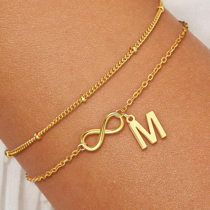 Bracciale con Iniziale "Legame Eterno"