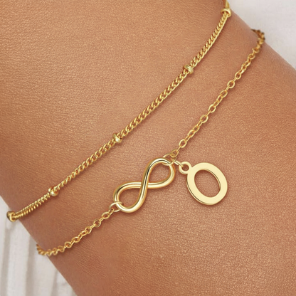 Bracciale con Iniziale "Legame Eterno"
