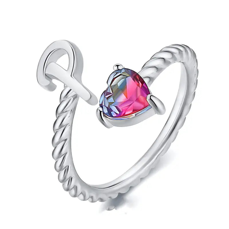 Anello regolabile con nome "Coda di sirena"