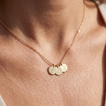 Collana Initial “Initial disc”