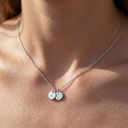 Collana Initial “Initial disc”