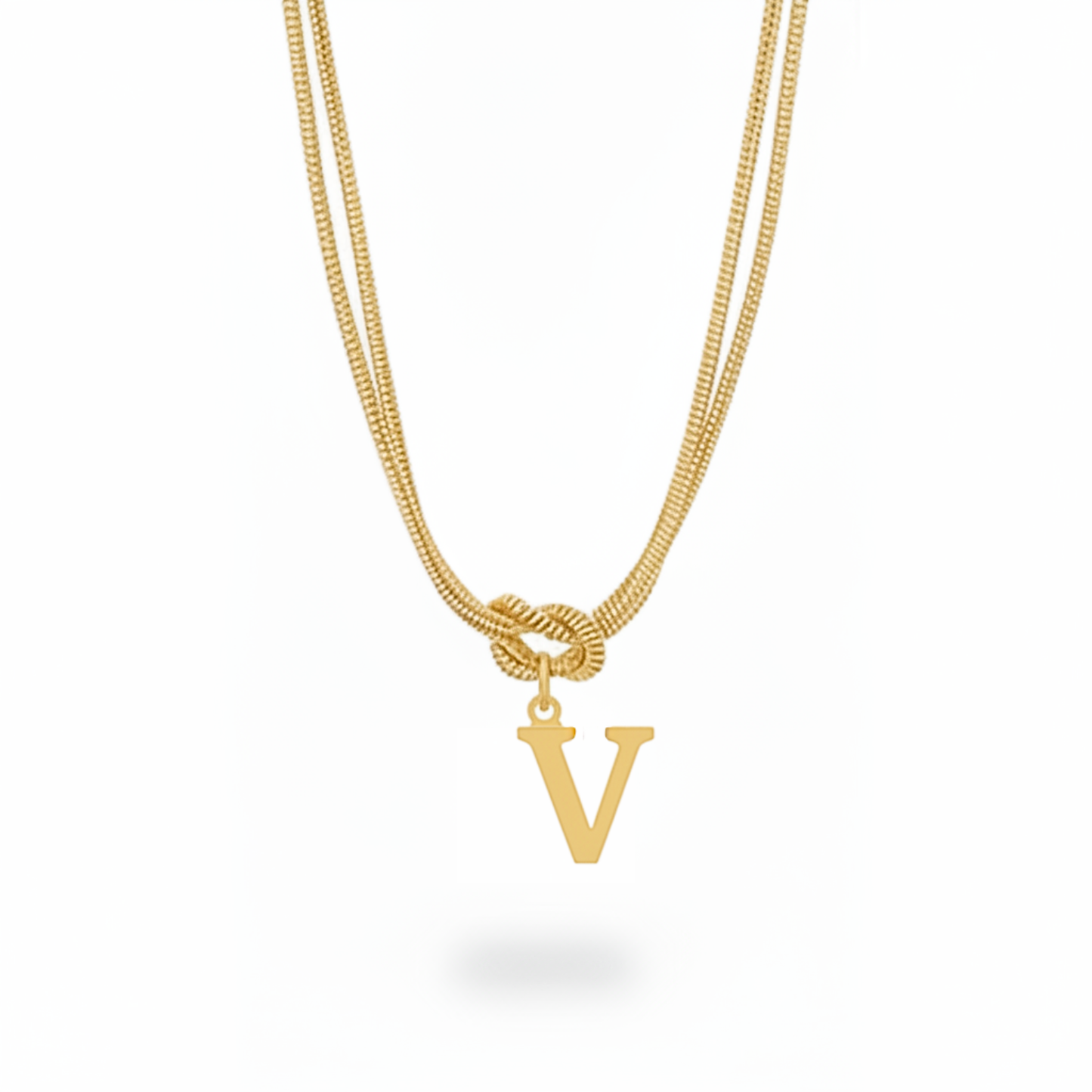 Collana con Iniziale "Nodo Alfabeto"