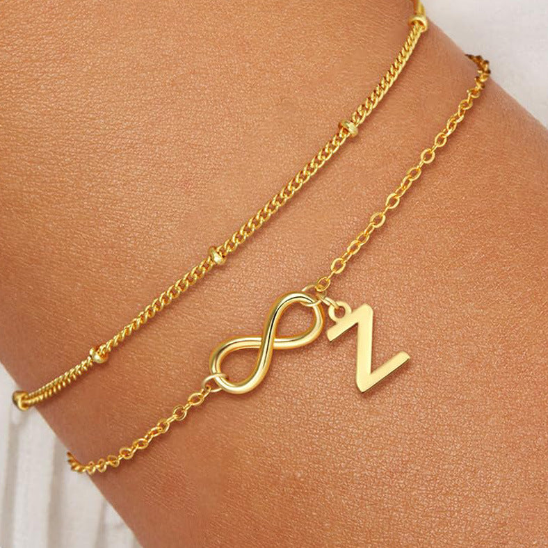 Bracciale con Iniziale "Legame Eterno"