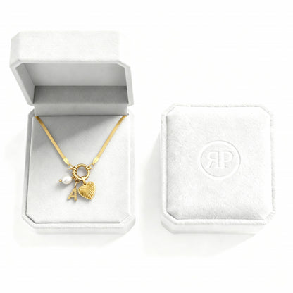 Collana con Iniziale "Ricordo d'Oro"