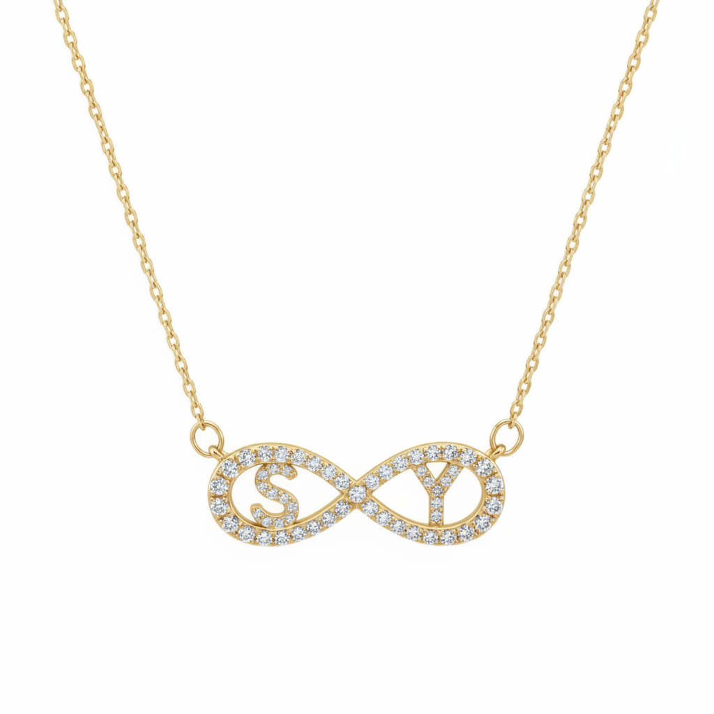 Collana con nome "Infinity"