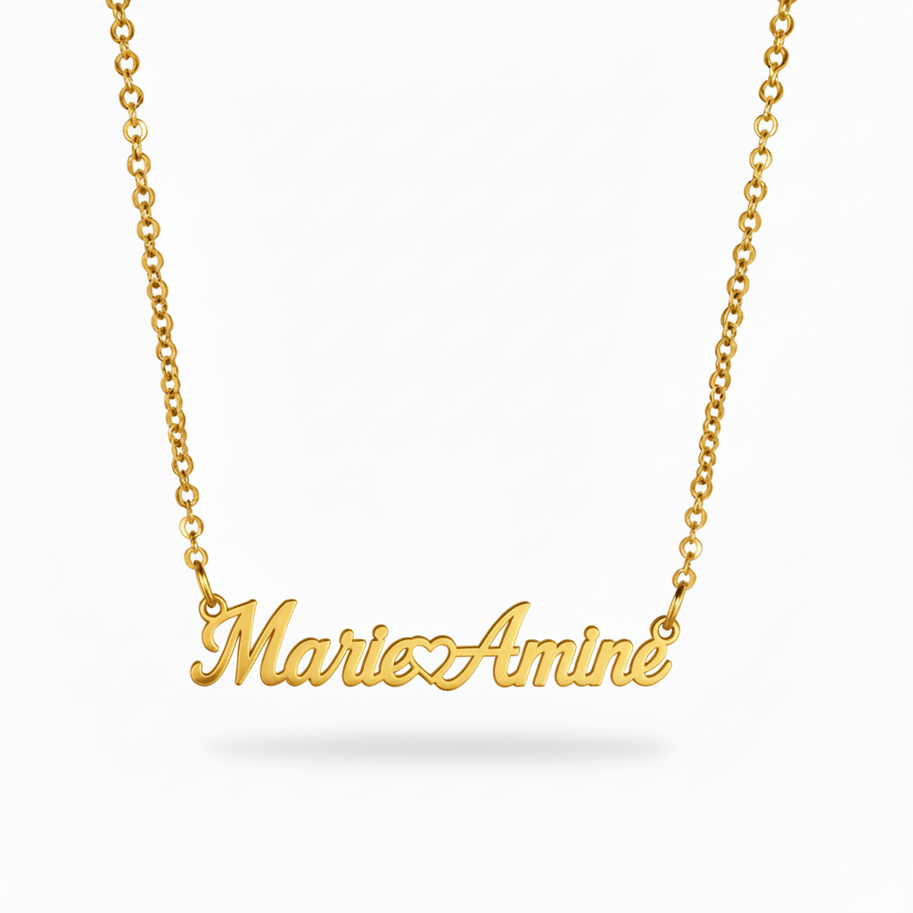 Collana con nome "Legame Infinito"