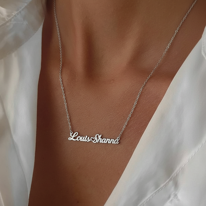 Collana con nome "Legame Infinito"