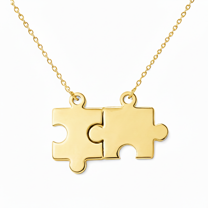 Collana con Iniziale "Puzzle Bond"