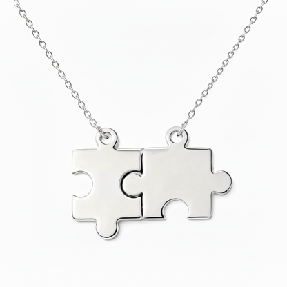 Collana con Iniziale "Puzzle Bond"