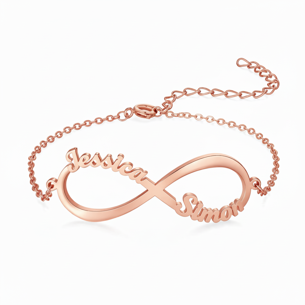 Bracciale con nome "Legame Eterno"