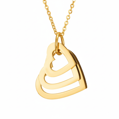 Collana con nome "Cuori Annidati"