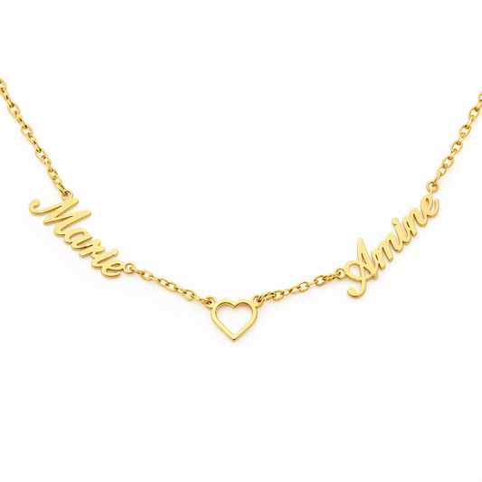 Collana con nome "Abbraccio Eterno"