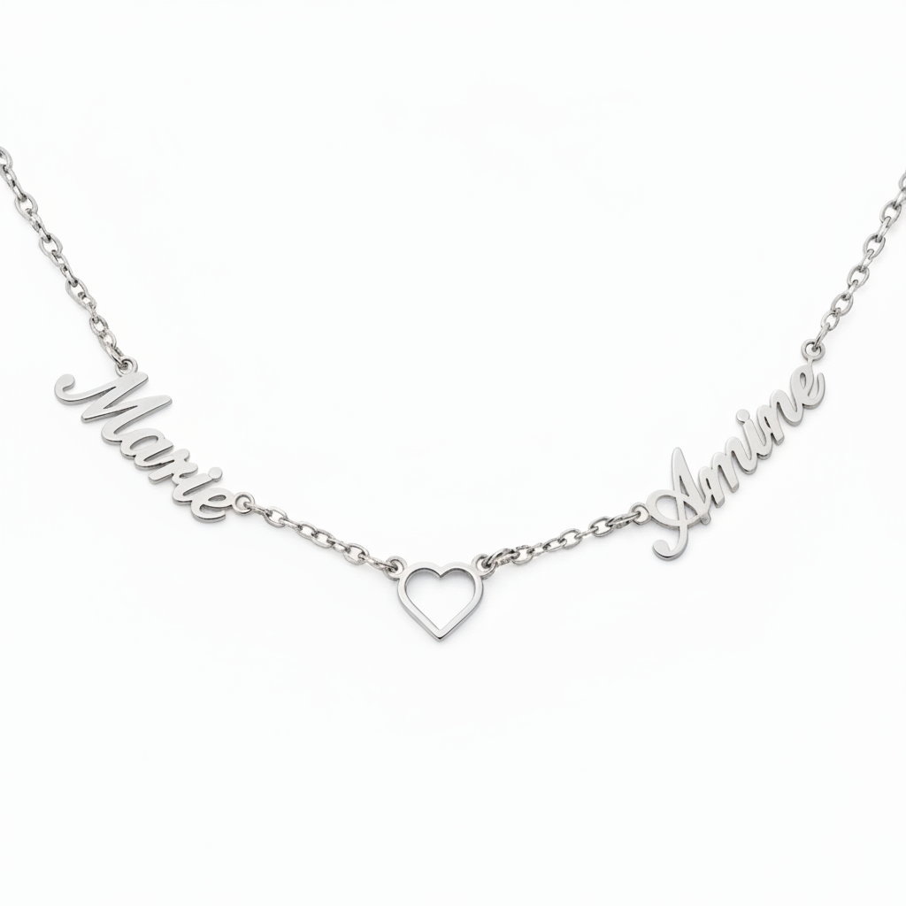 Collana con nome "Abbraccio Eterno"