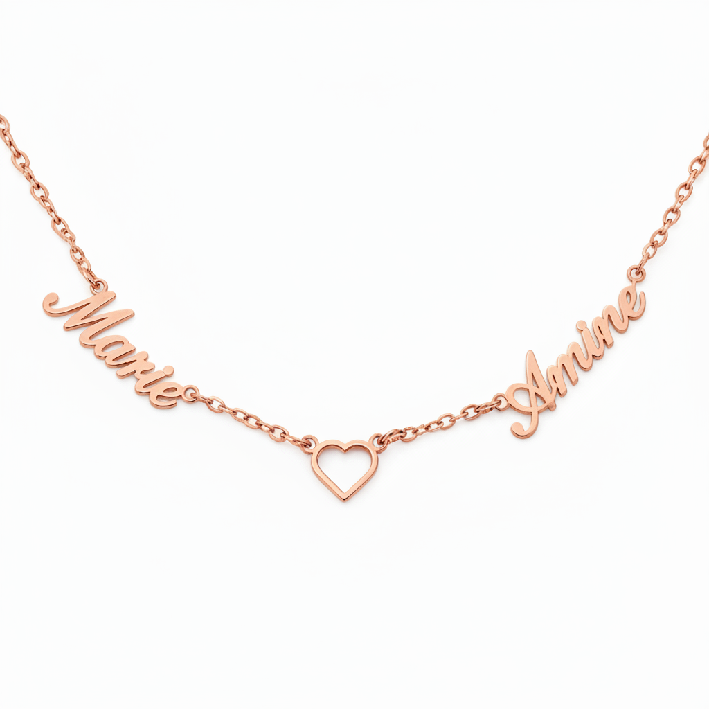 Collana con nome "Abbraccio Eterno"