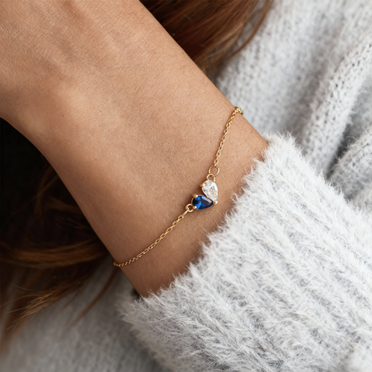 Bracciale "Twin Hearts"