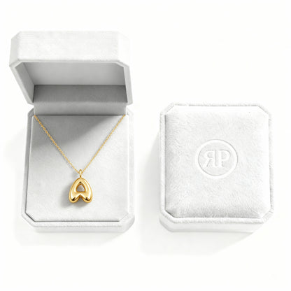 Collana con Iniziale "Luxe Bubble"