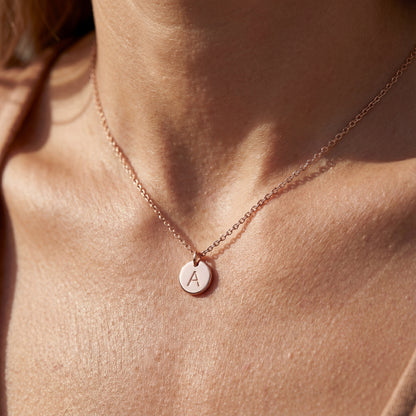 Collana Initial “Initial disc”