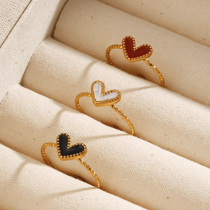 RICCARDI - BAGUE AJUSTABLE "Luna Heart" - Riccardi