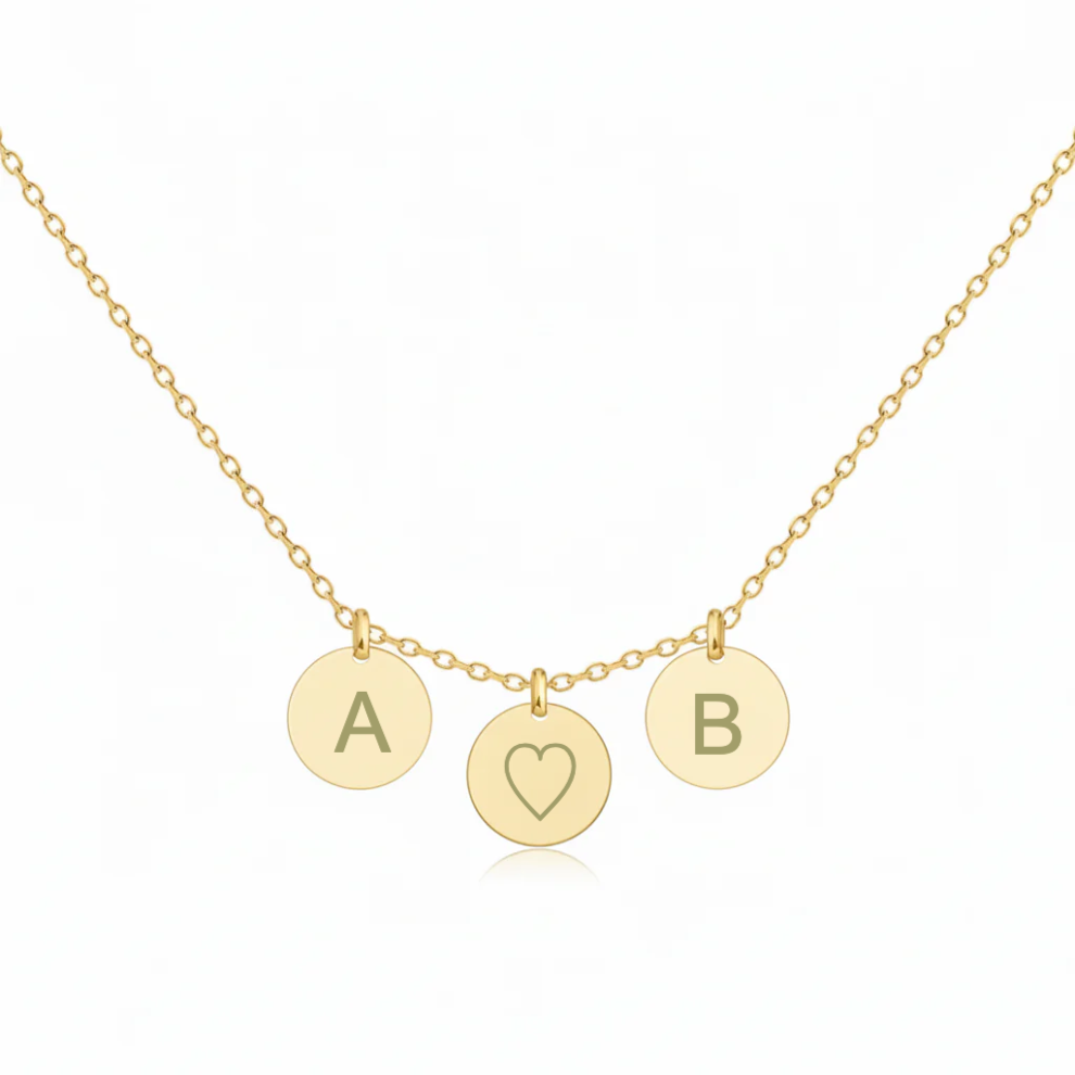 Collana Initial “Initial disc”