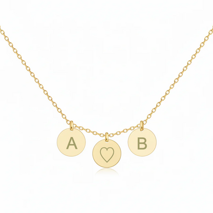 Collana Initial “Initial disc”