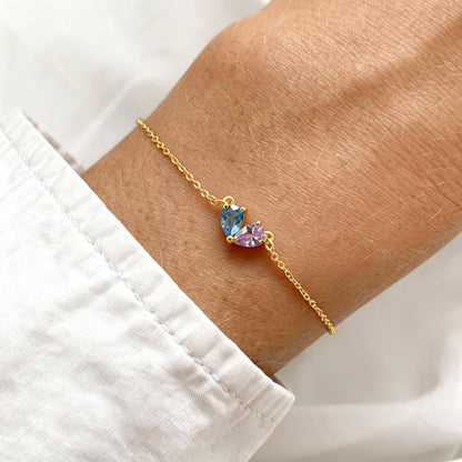 Bracciale "Twin Hearts"